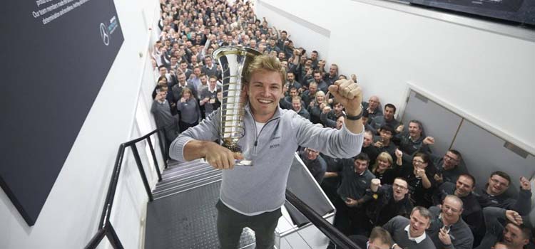 2016 新科 F1 世界冠軍 Nico Rosberg